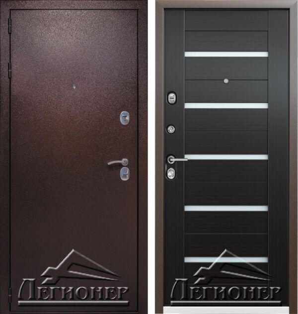 дверь Техно цвет Венге на doors19.ru недорого